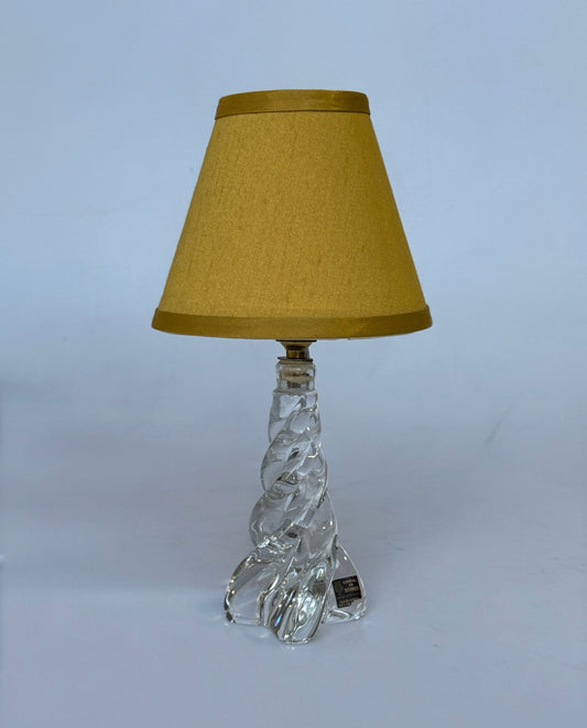 1960s French Crystal Lamp - Two Available
