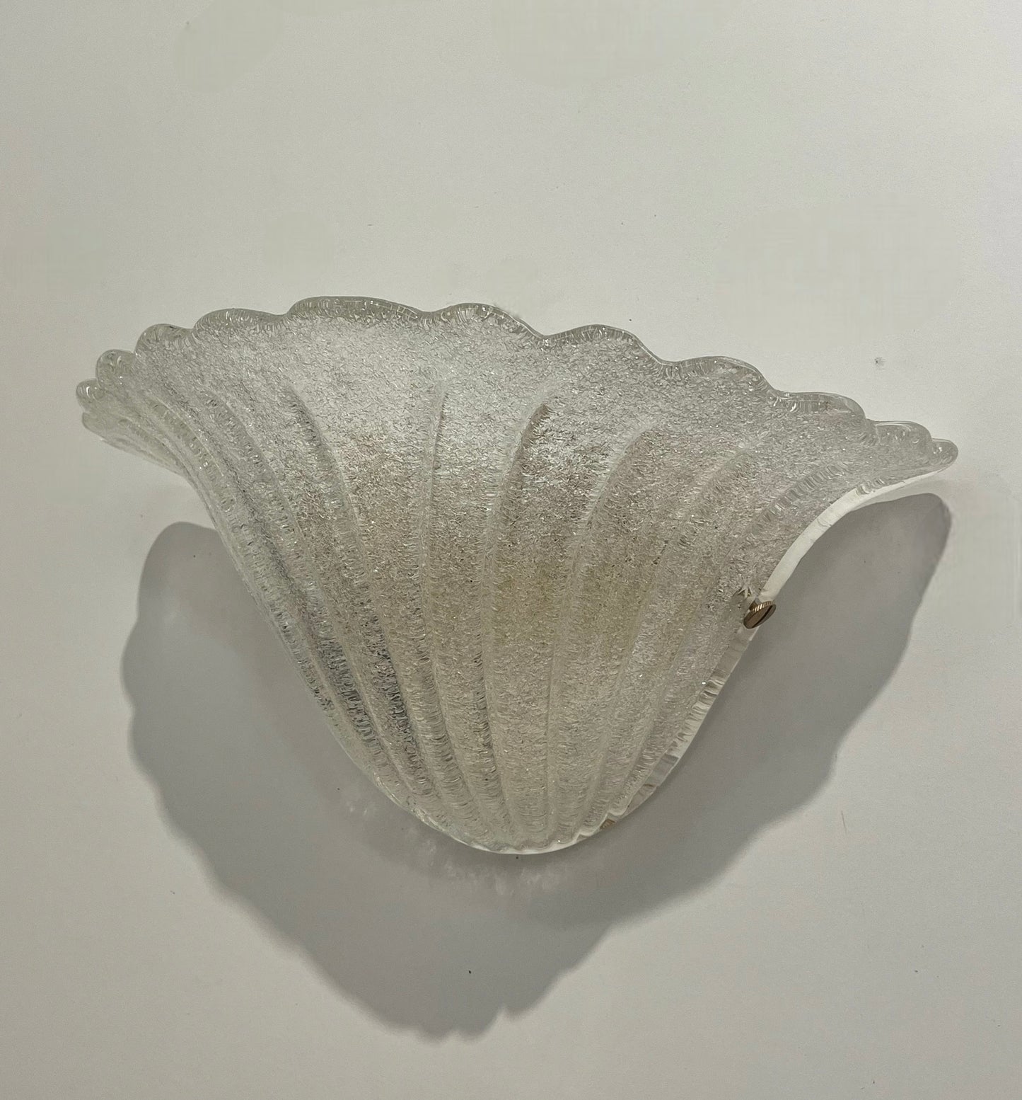 Murano Glass Shell Wall Light