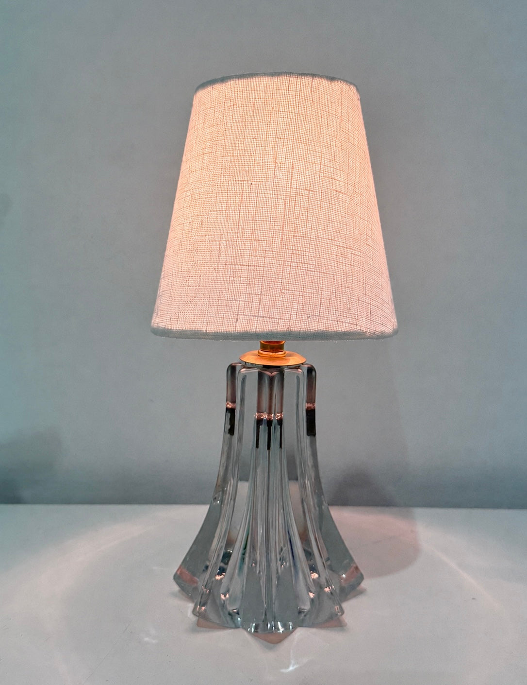 1960’s French Crystal Lamp - Two Available