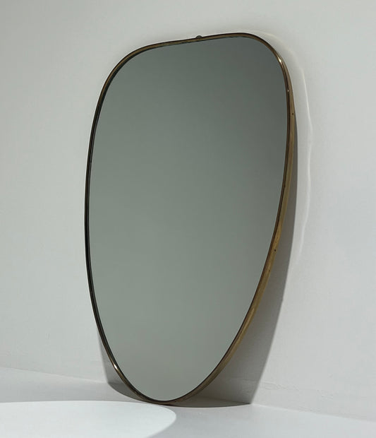 Vintage Italian Brass Mirror