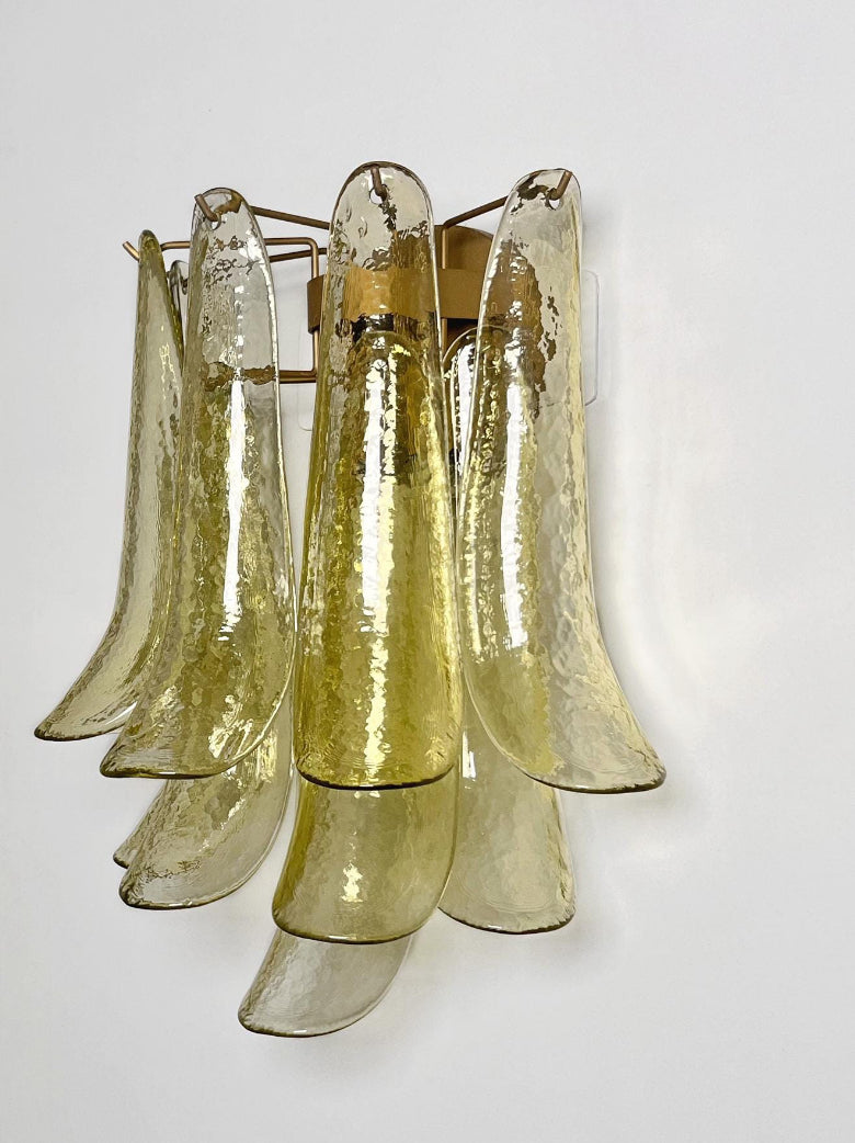 Pair of Murano Glass Wall Lights