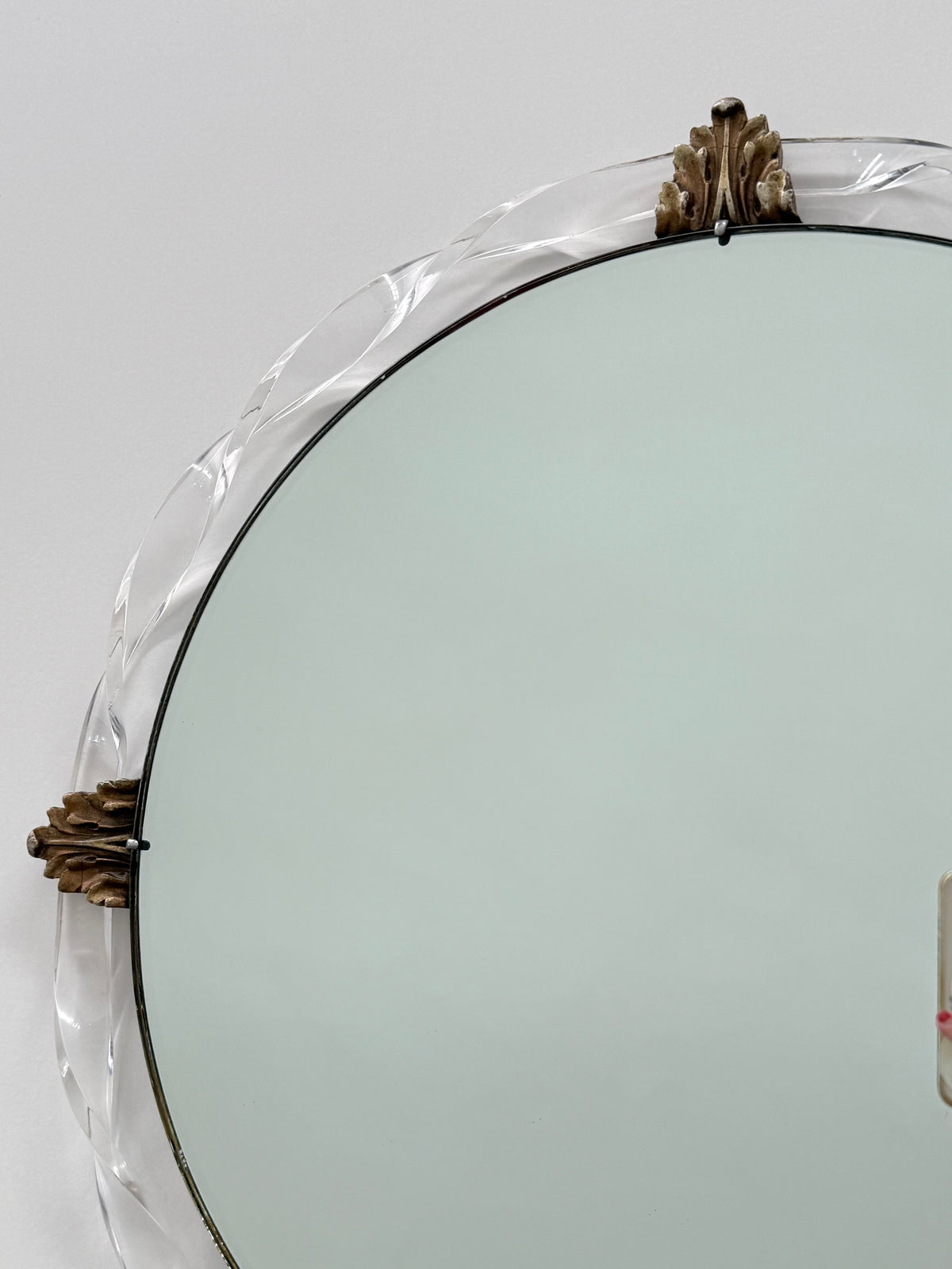 Vintage French Lucite Mirror