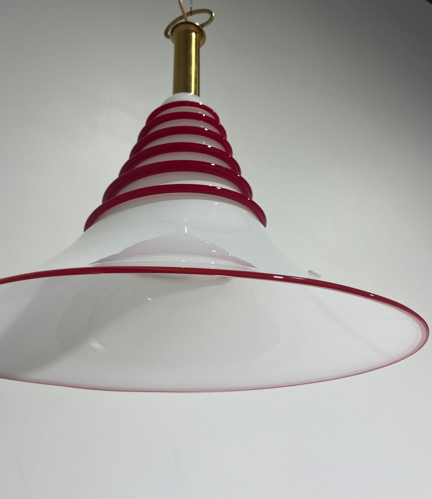 Large Murano Cone Pendant Light by La Murrina