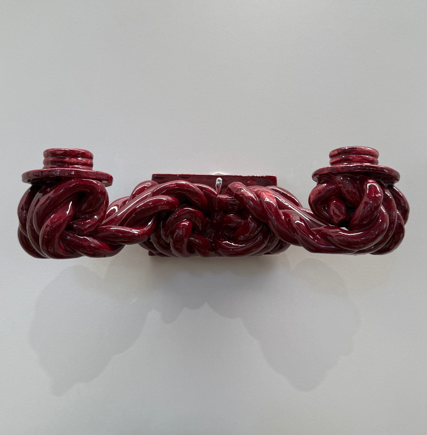 French Ceramic Wall Candle Holder