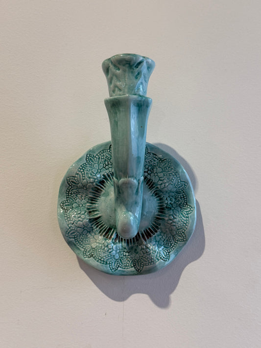 1950’s French Ceramic Wall Candle Holder