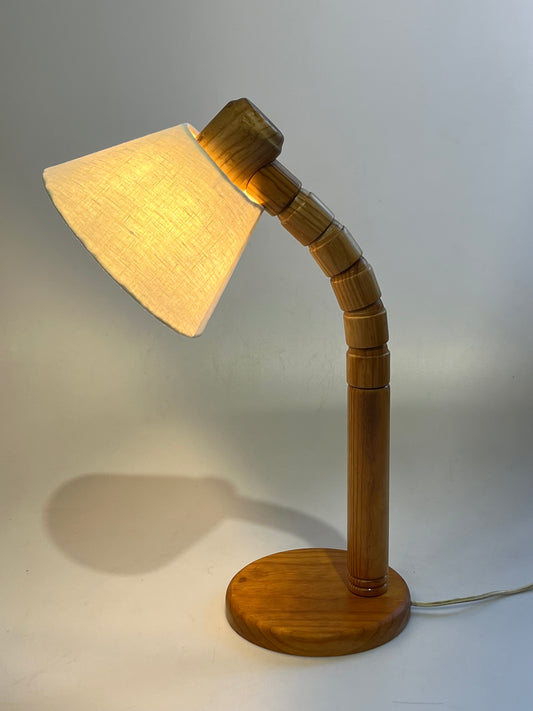 1970’s Scandinavian Pine Lamps - Two Available