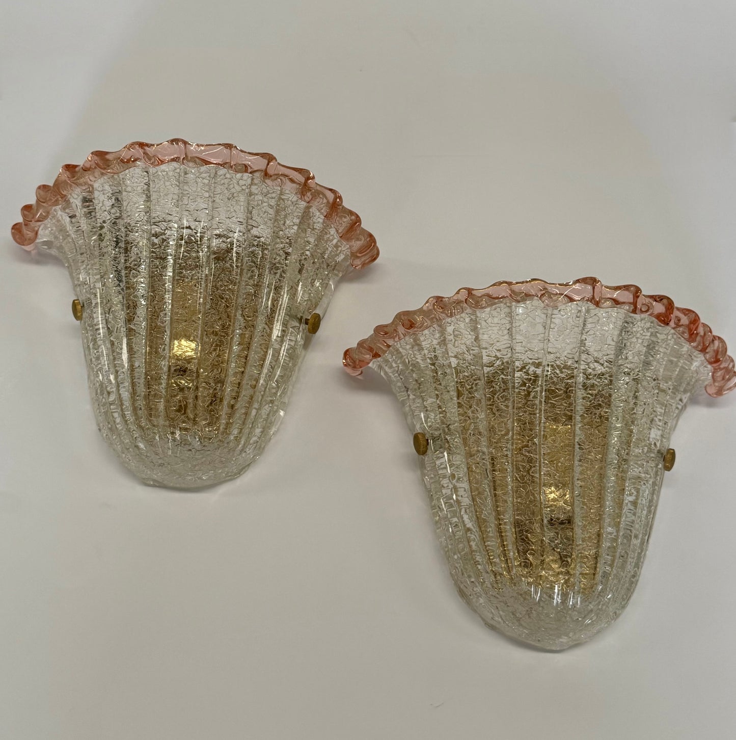 Pair of Vintage Murano Wall Lights