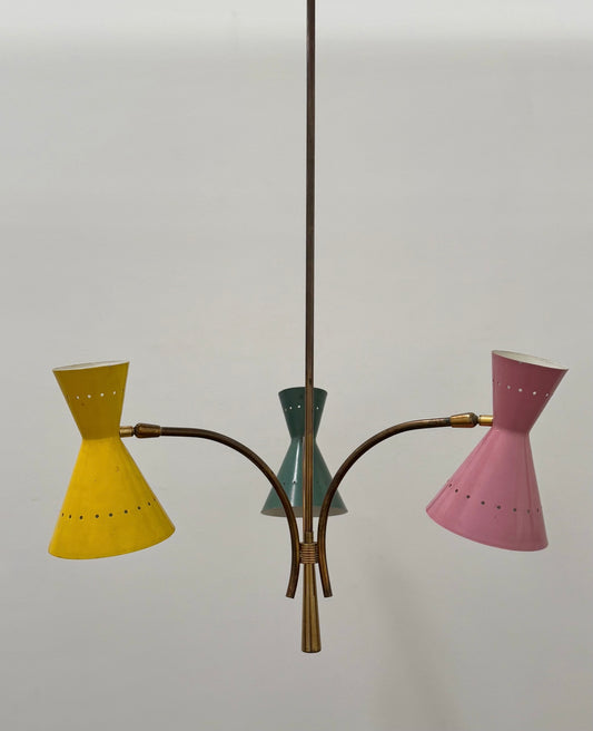 1950’s Italian Pendant Light by Stilnovo