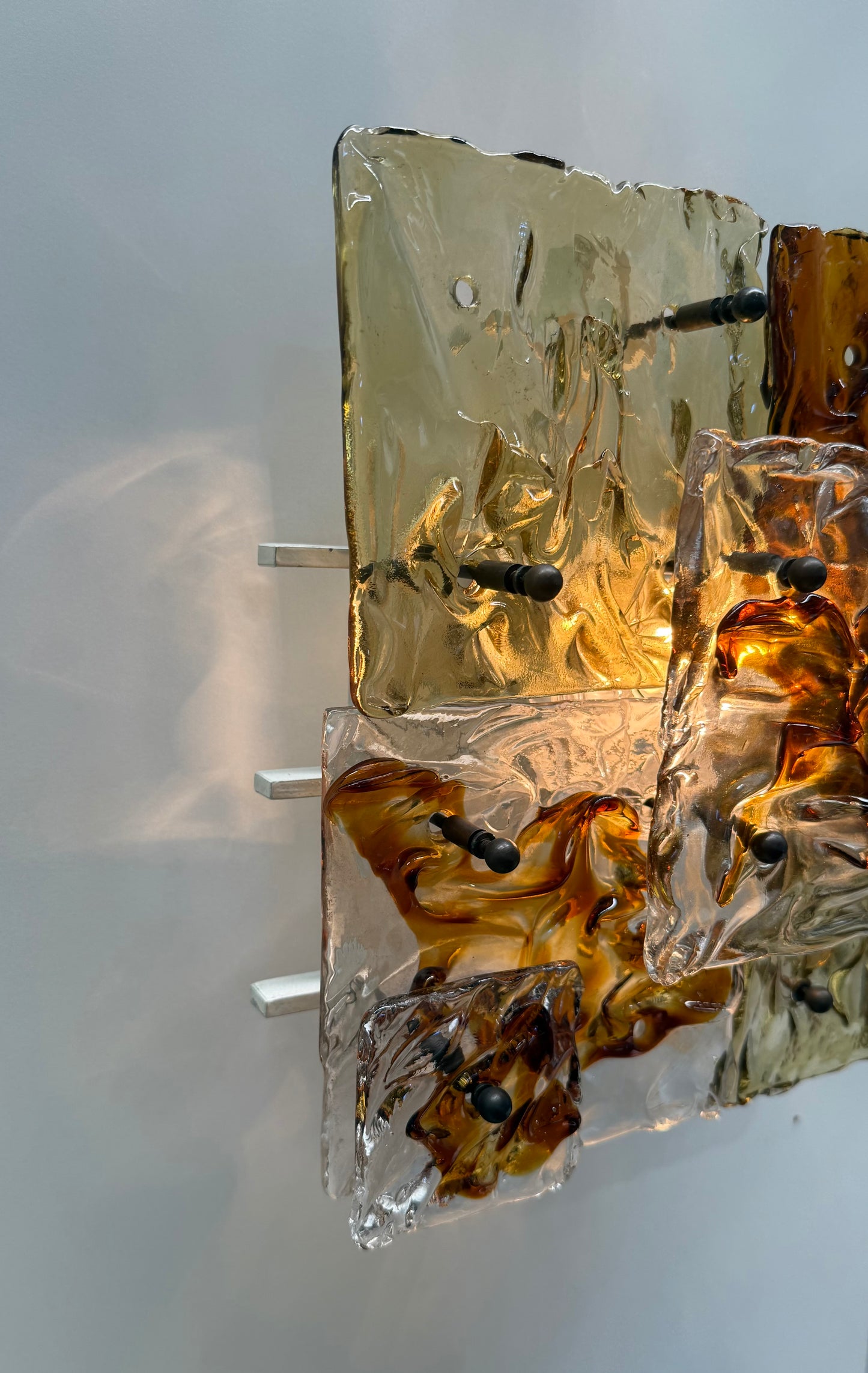 1970’s Murano Wall Light by Toni Zuccheri for Mazzega - Two Available