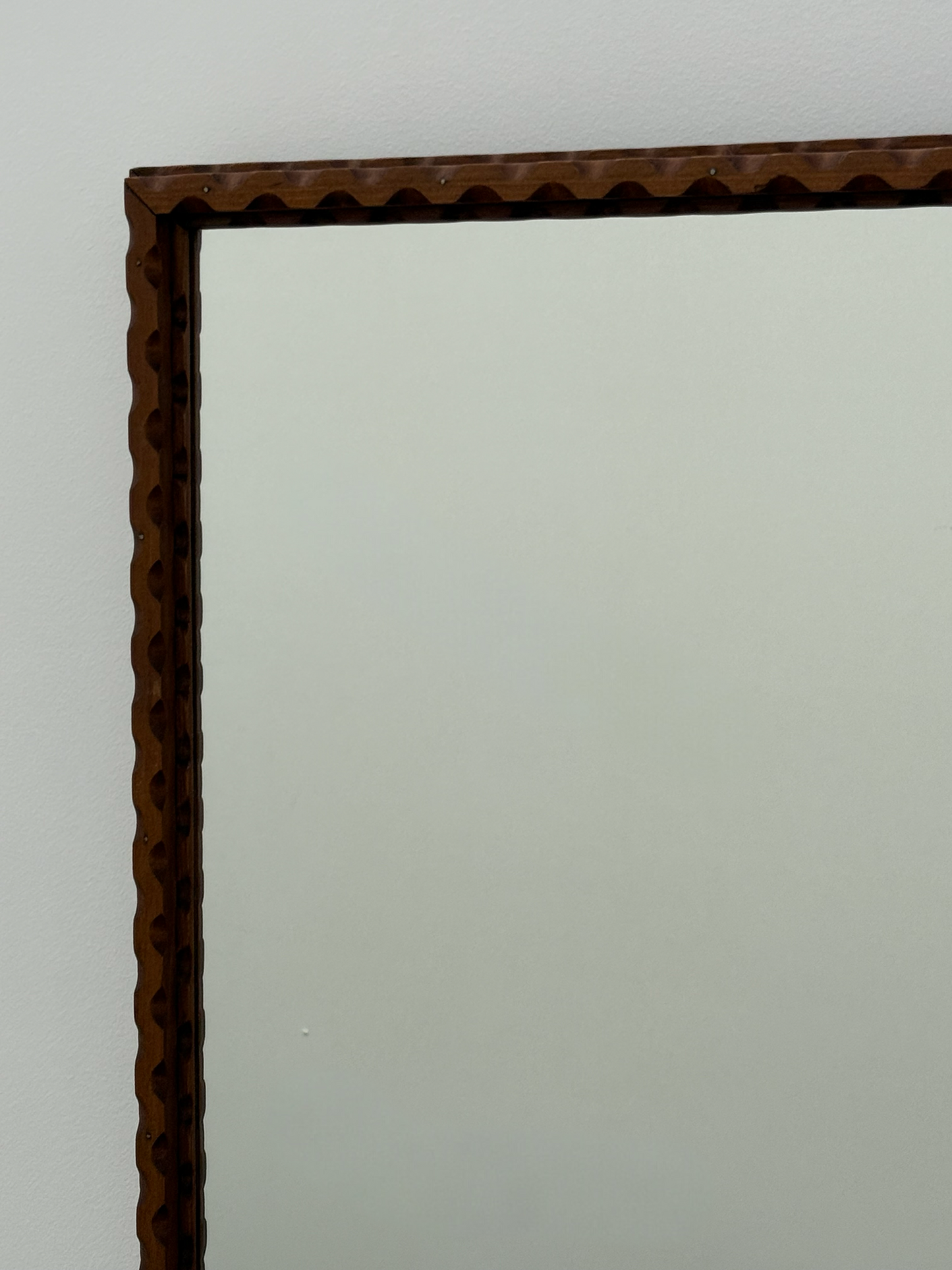 Vintage French Timber Mirror - Two Available