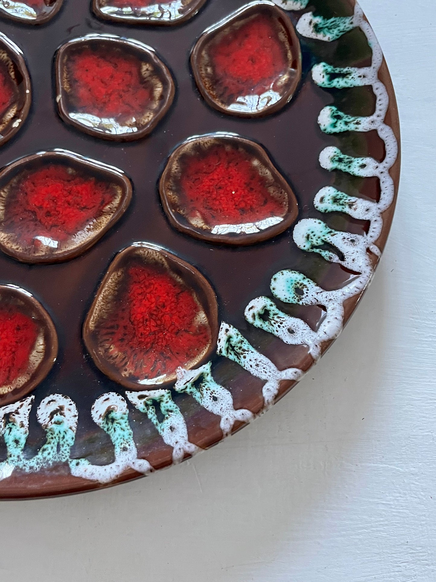 1960’s French Ceramic Oyster Platter