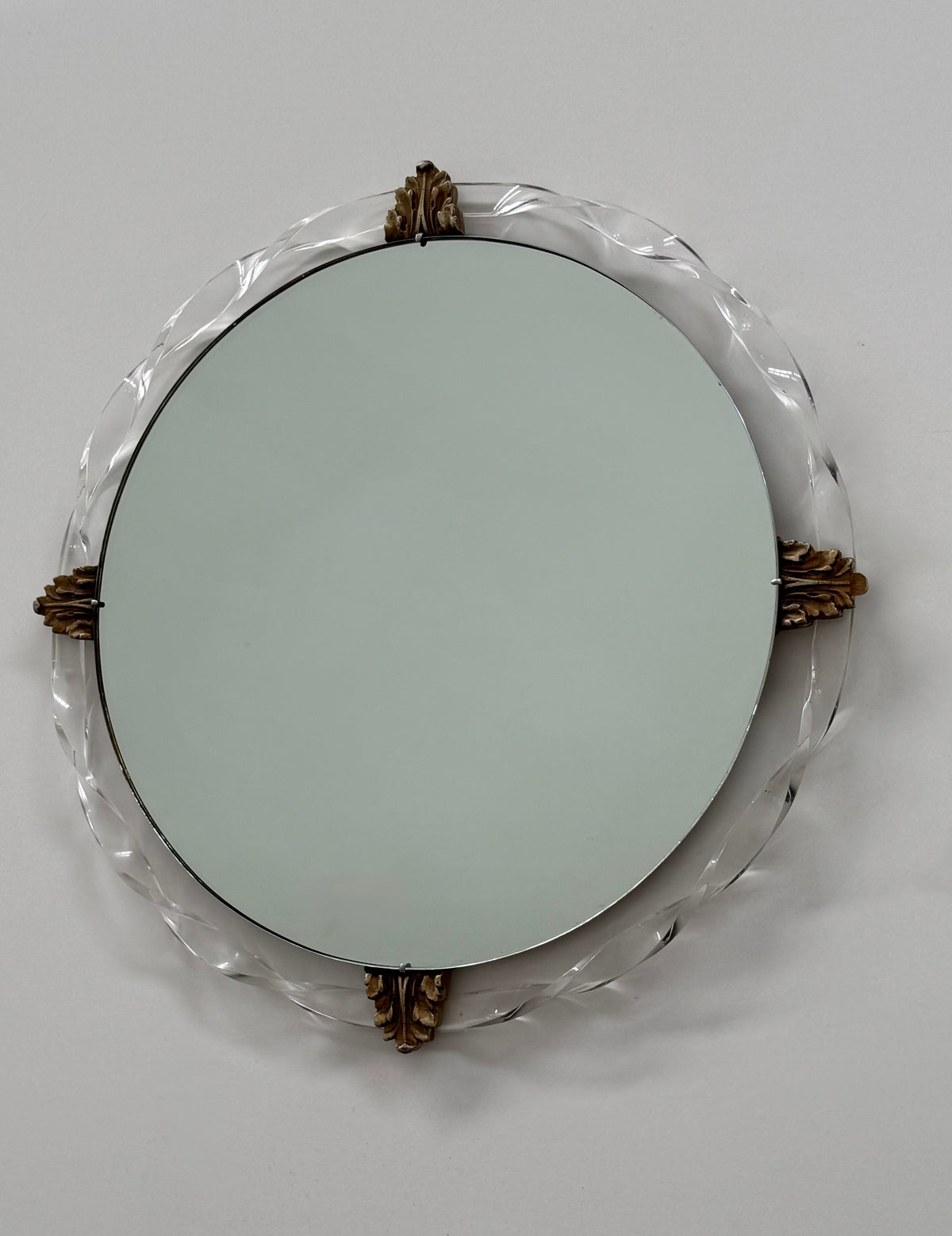 Vintage French Lucite Mirror