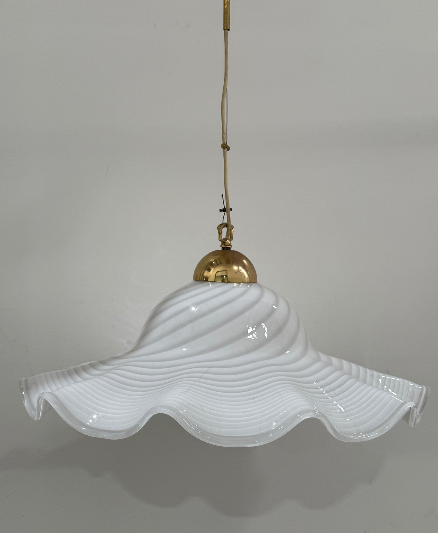 Murano Glass Swirl Handkerchief Pendant Light