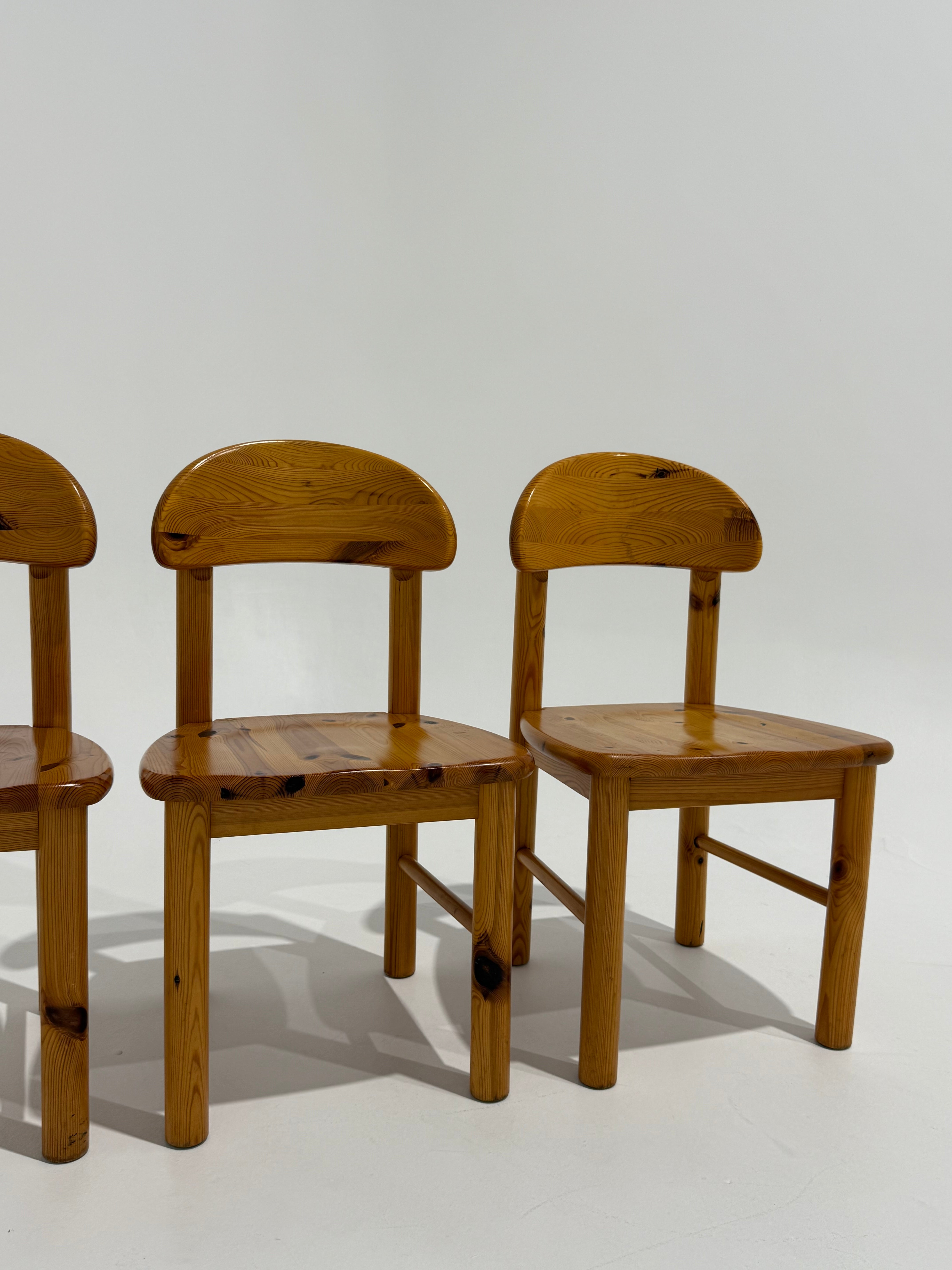 Pine Dining Chair by Rainer Daumiller - 6 Available