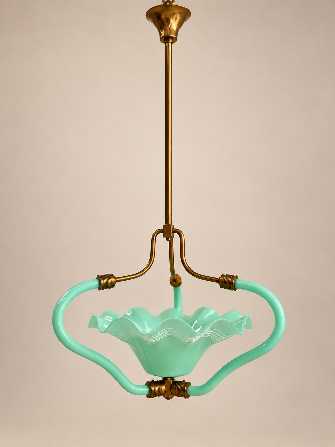 1940’s Barovier & Toso Murano Glass Pendant