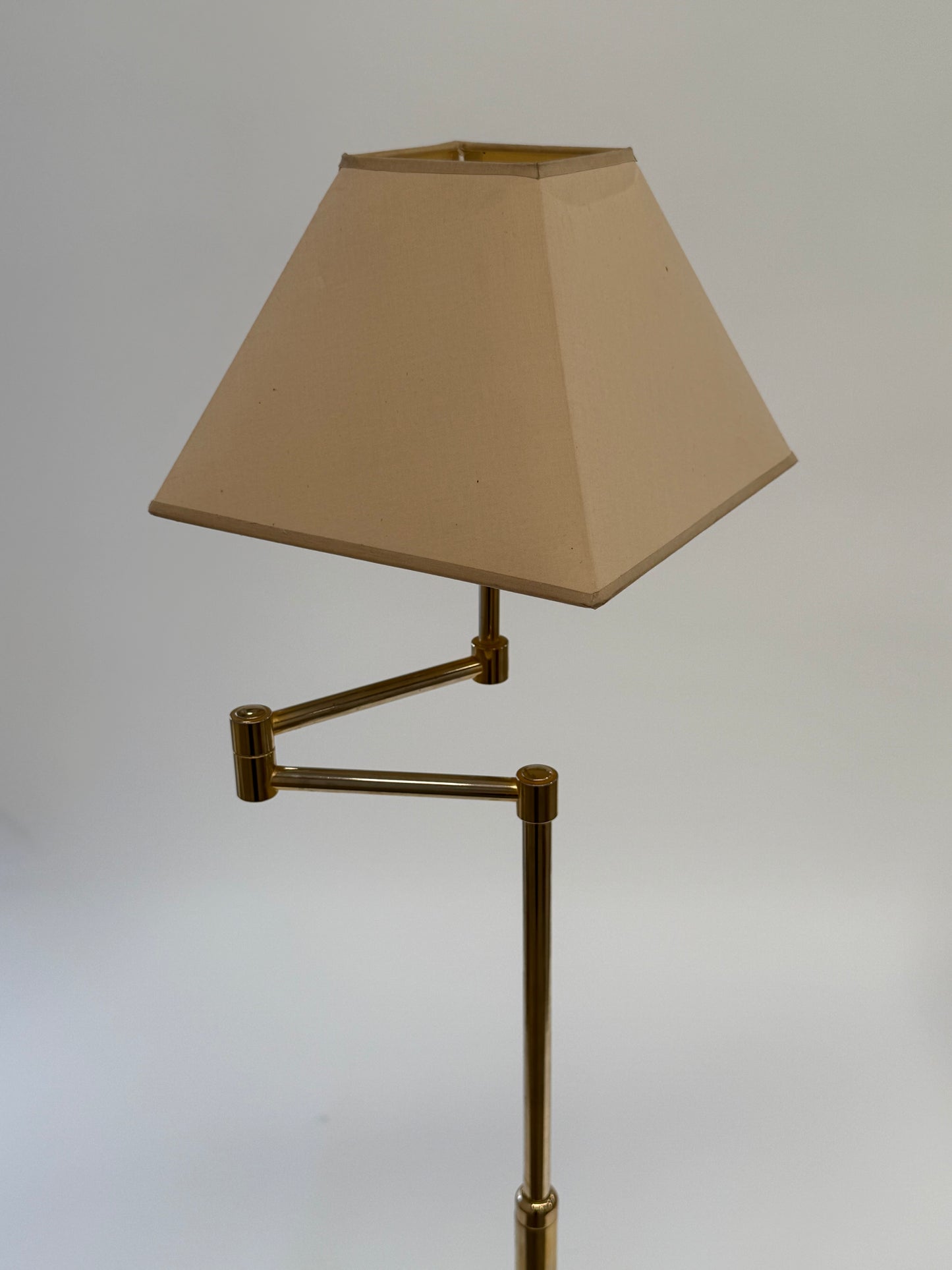Vintage Brass Articulated Floor Lamp