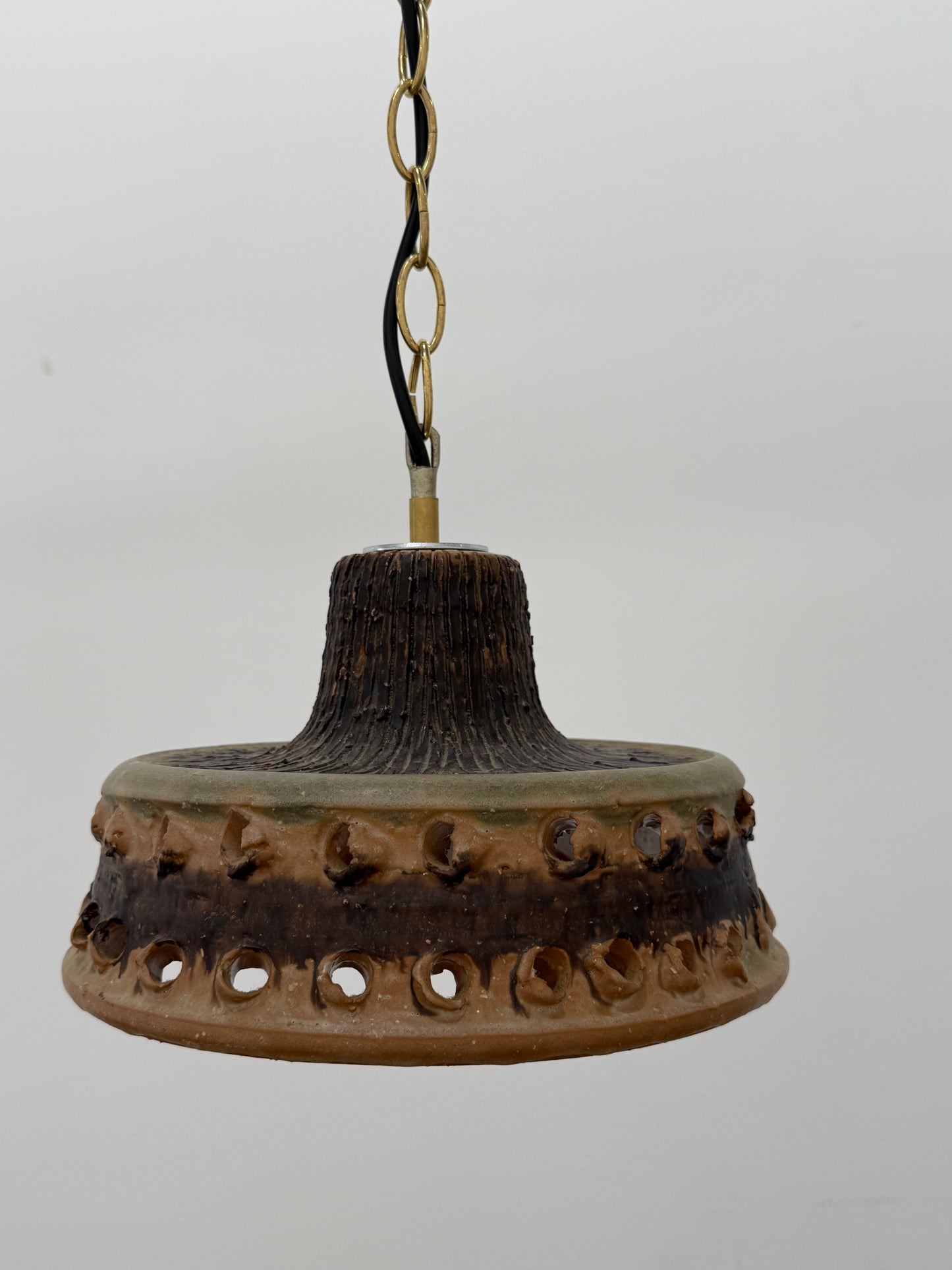 Vintage Danish Ceramic Pendant