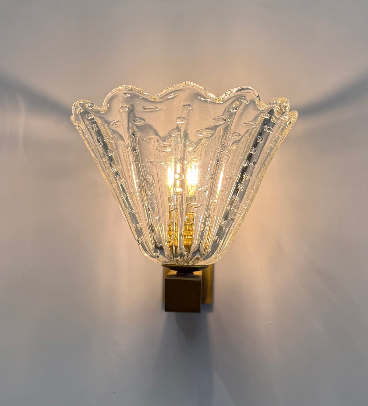 Murano Bullicante Wall Light by Barovier