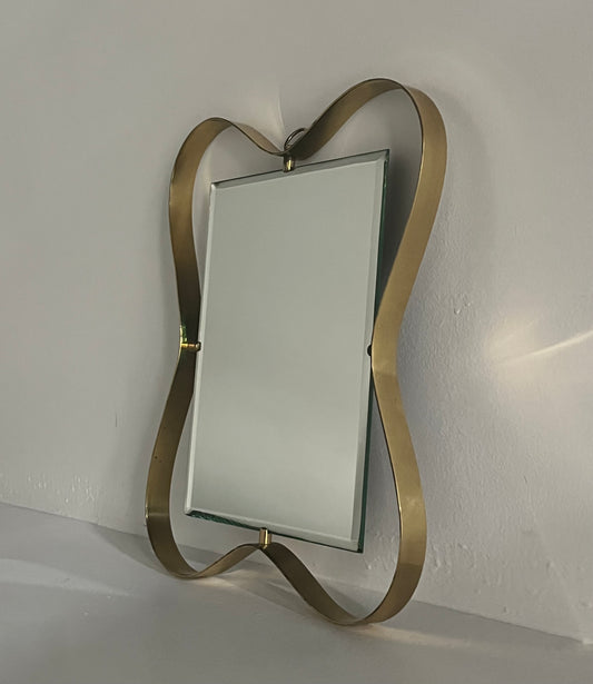 1950’s Italian Brass Mirror by Fontana Arte