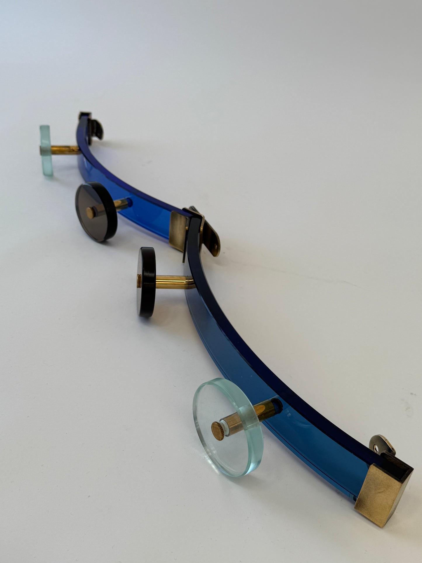1950’s Italian Brass Coat Rack by Lupi Cristal - Two Available