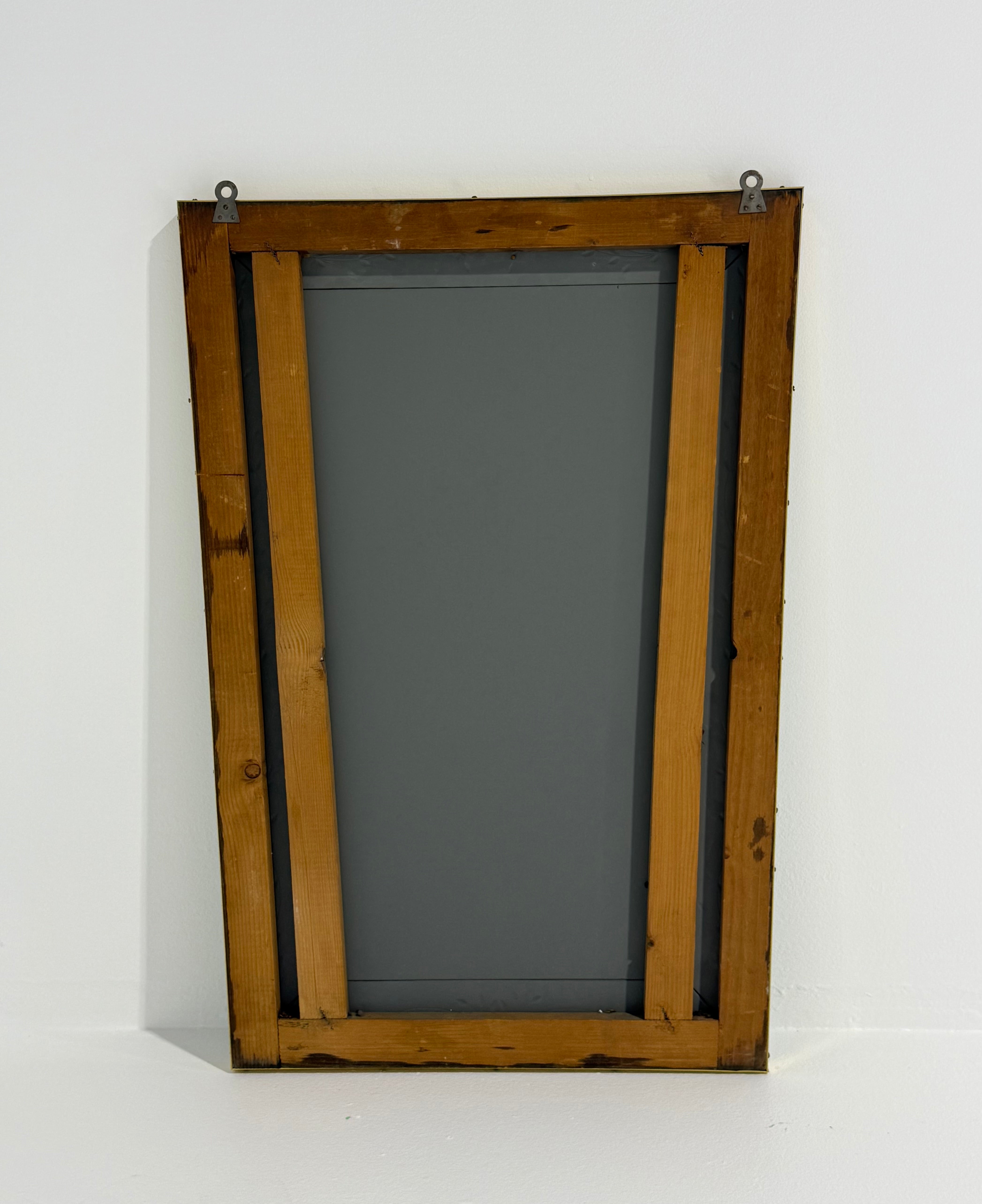 Italian Etched Glass Mirror by Cristal Arte