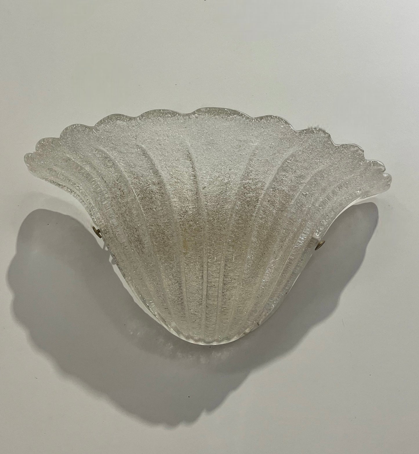 Murano Glass Shell Wall Light