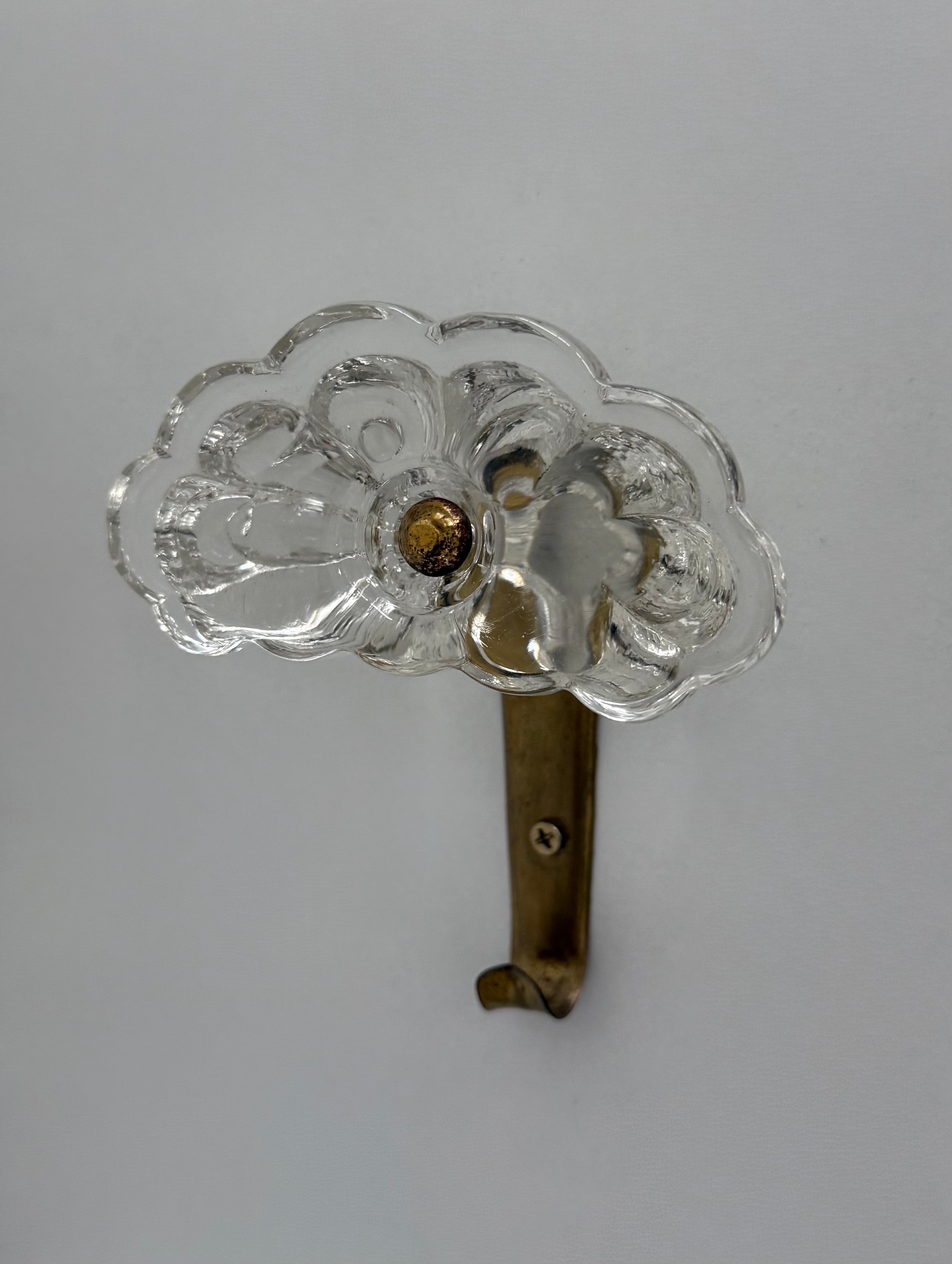 Murano Glass Coat Hook - Two Available