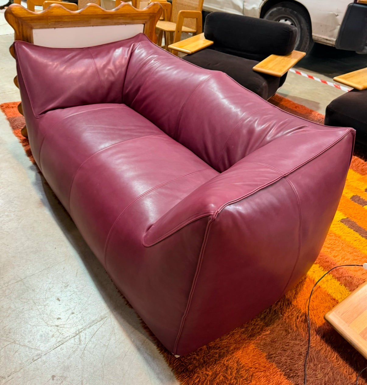 PRE ORDER: Original Italian Two Seater  “Le Bambole” Sofa by Mario Bellini for C&B Italia