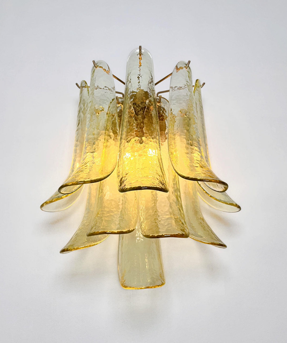 Pair of Murano Glass Wall Lights