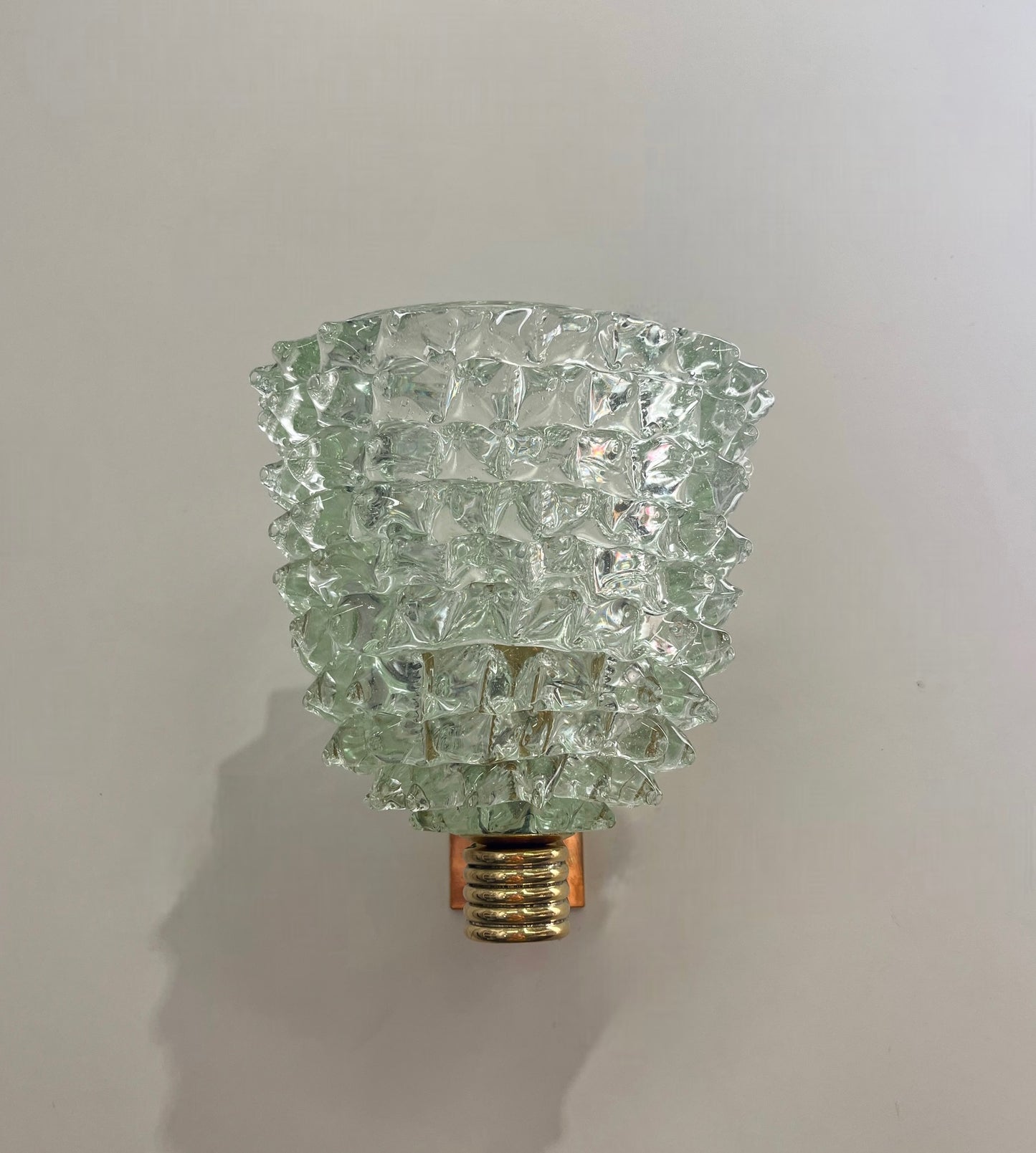 Large Murano Rostrato Sconce by Barovier