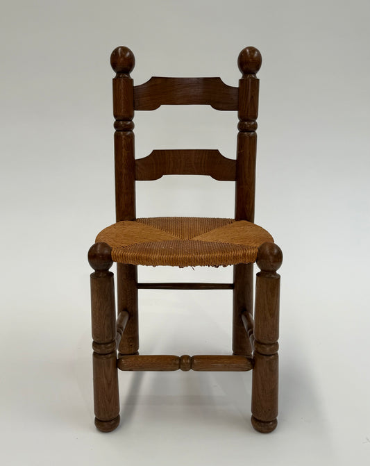 French Brutalist Chair by Charles Dudouyt