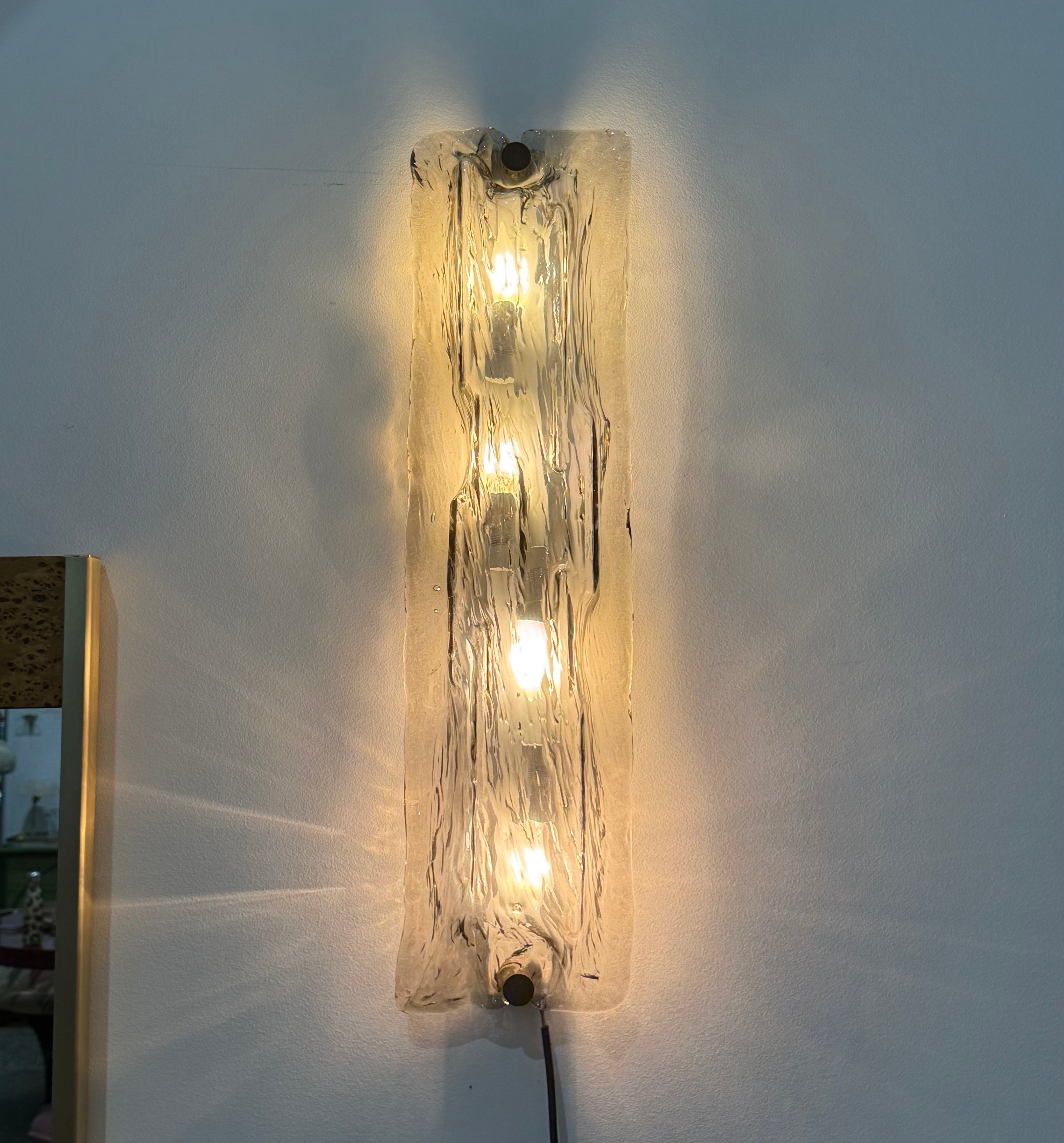 Large 1970’s Murano Wall Light, Toni Zuccheri for Venini