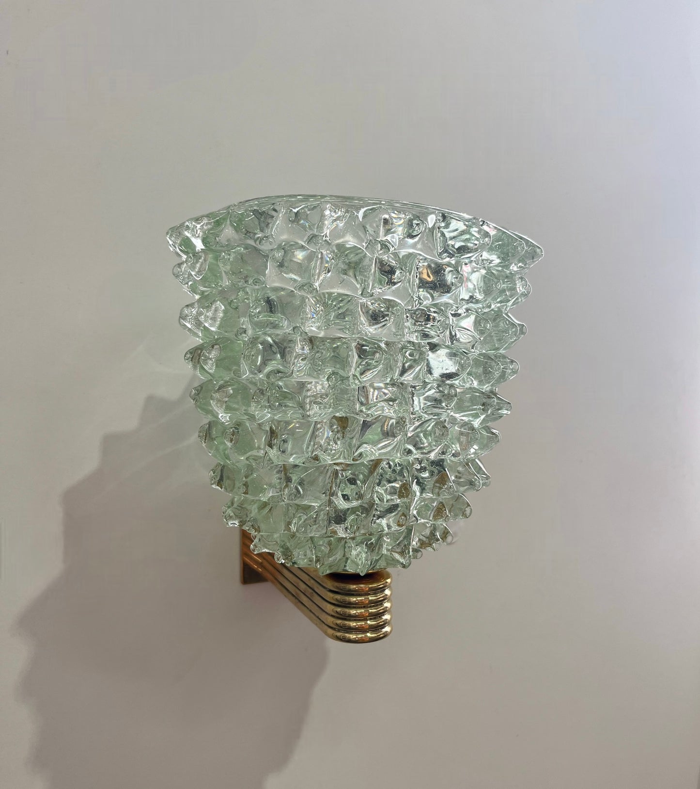 Large Murano Rostrato Sconce by Barovier