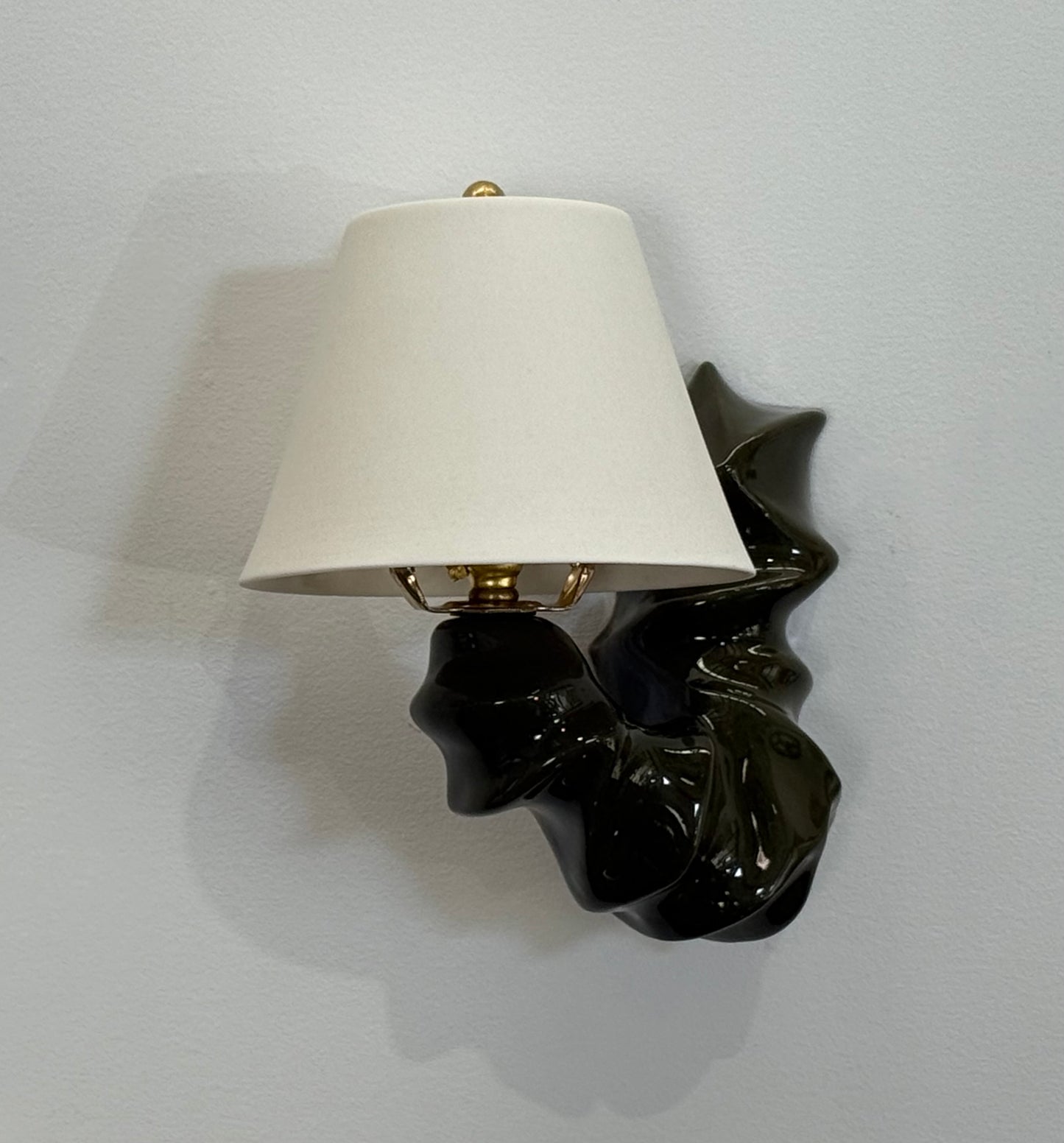 ARCO Ceramic Wall Light - Forest Green