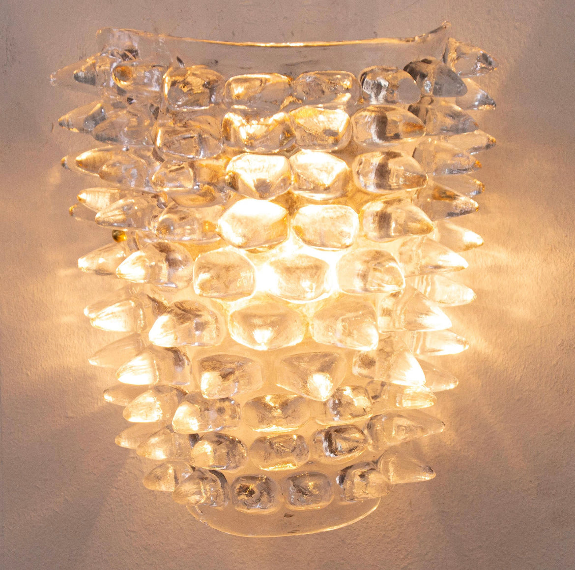 Large Murano Rostrato Wall Light