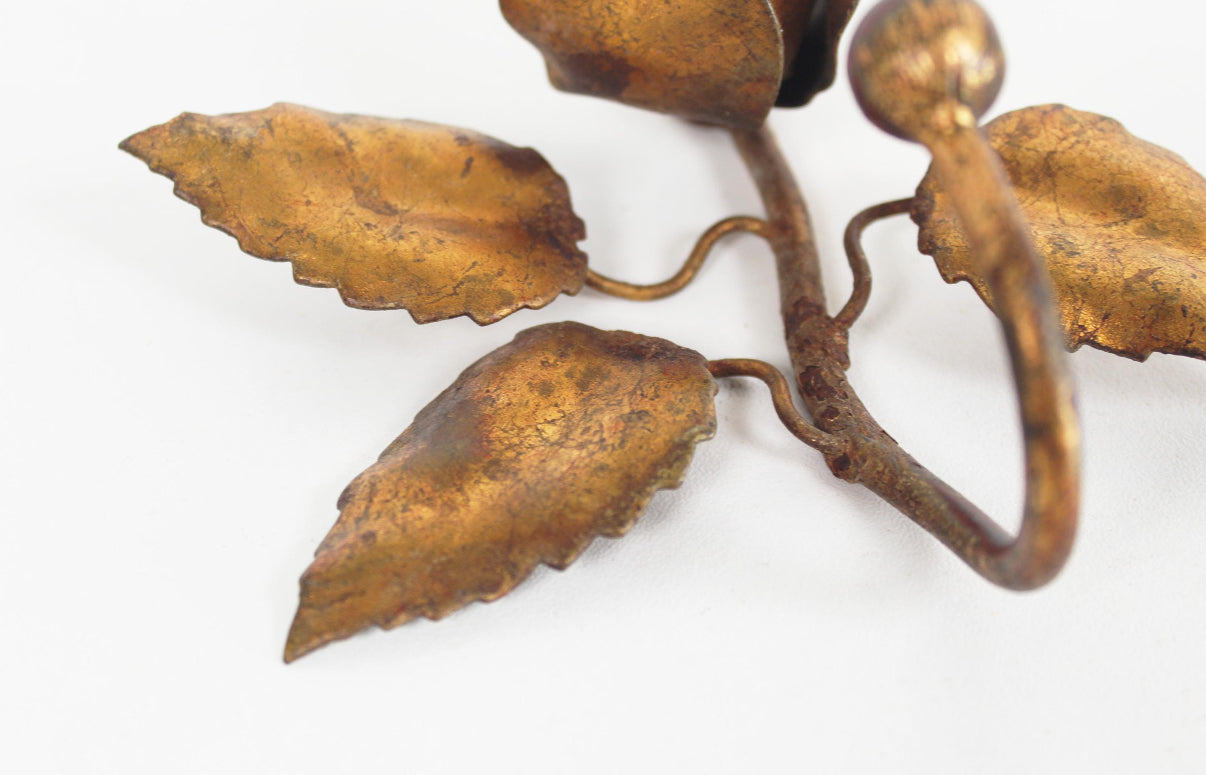 Italian Brass Coat Hook - Two Available
