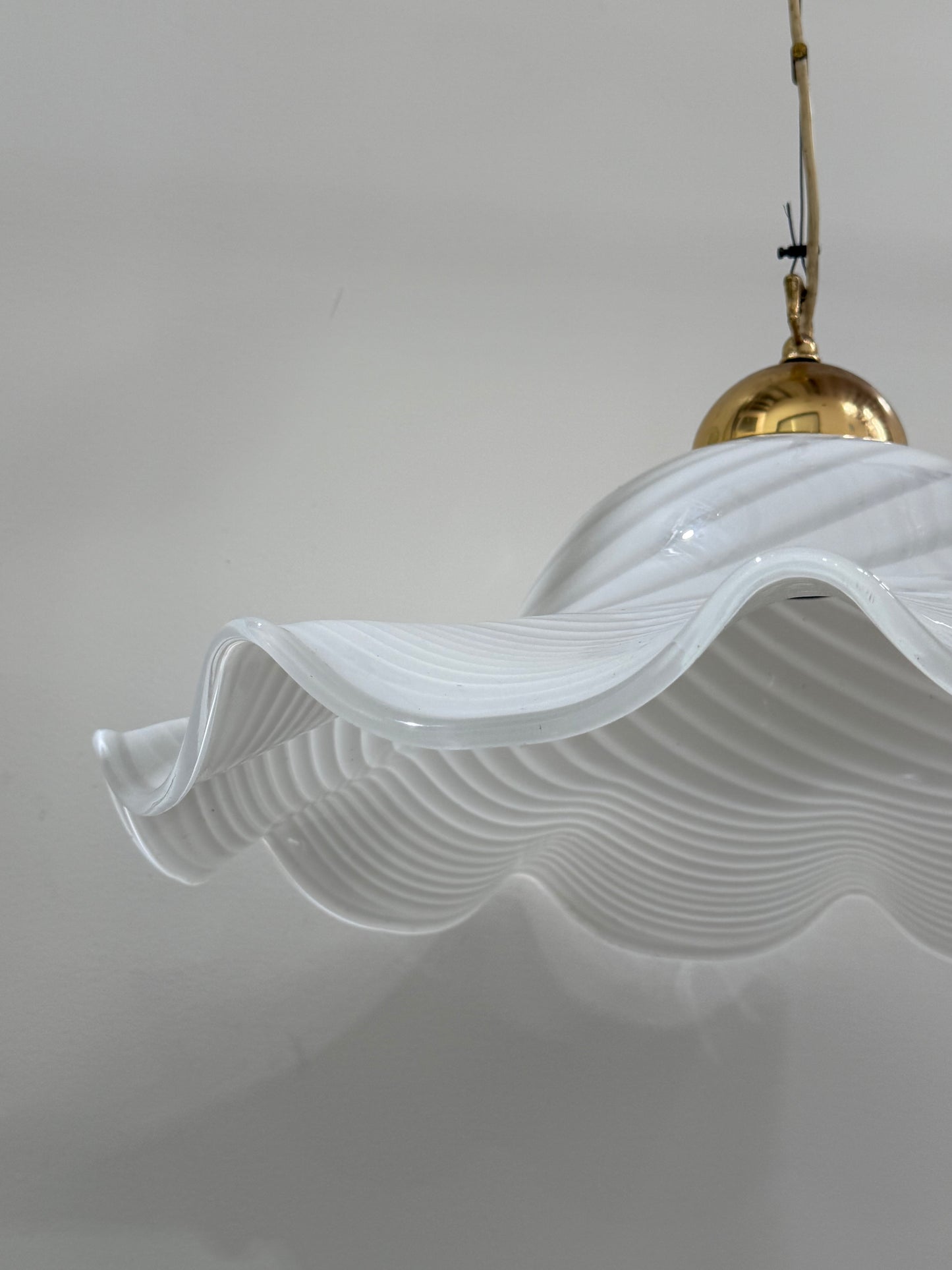 Murano Glass Swirl Handkerchief Pendant Light