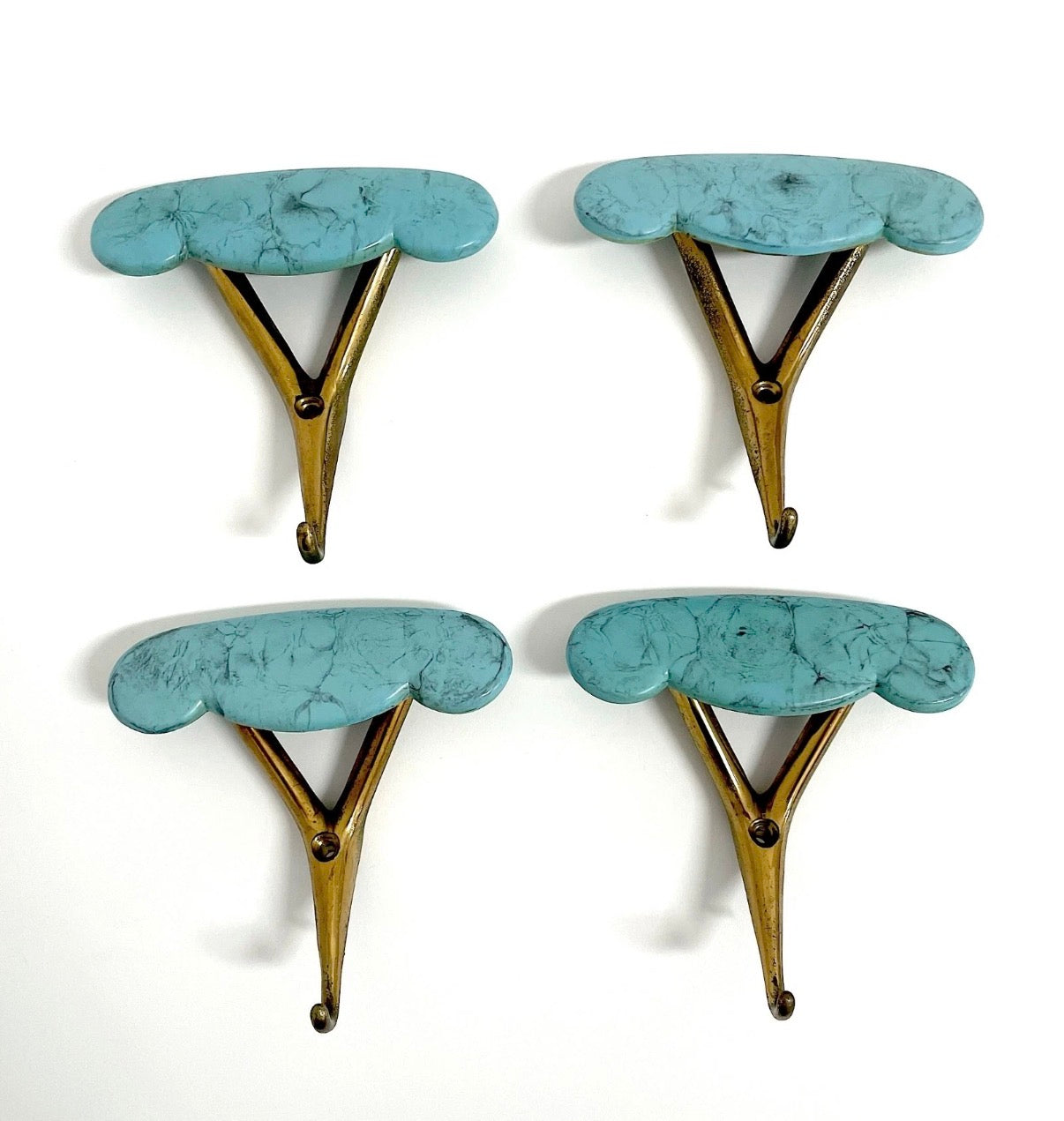 Vintage Italian Resin Coat Hook - Two Available