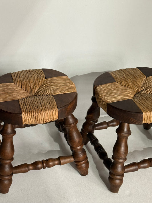 Vintage French Tabouret - Two Available