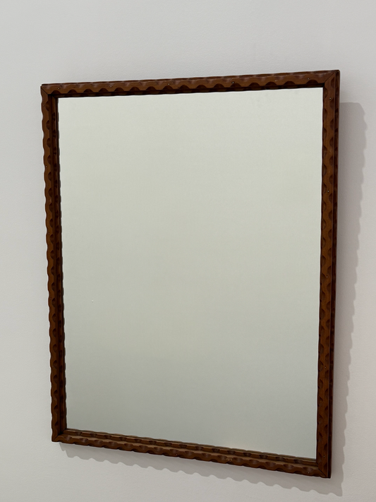 Vintage French Timber Mirror - Two Available