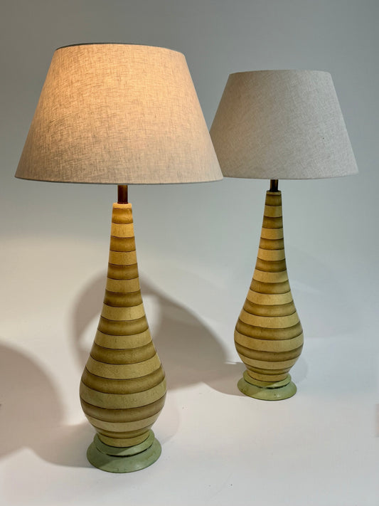 Vintage Ceramic Floor Lamps - Two Available