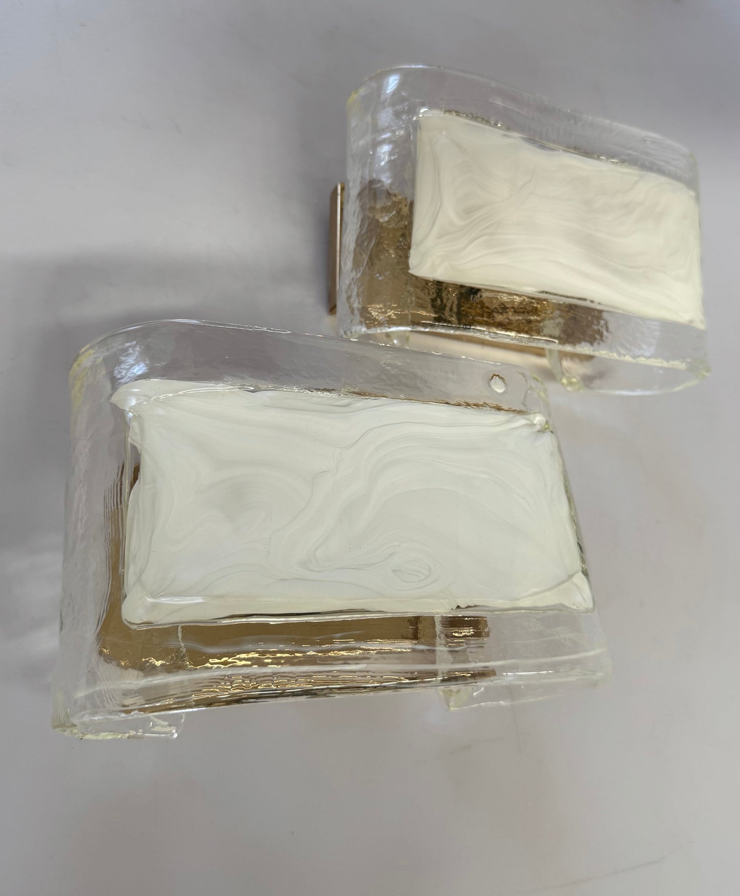 Pair of Murano Wall Lights by La Murrina