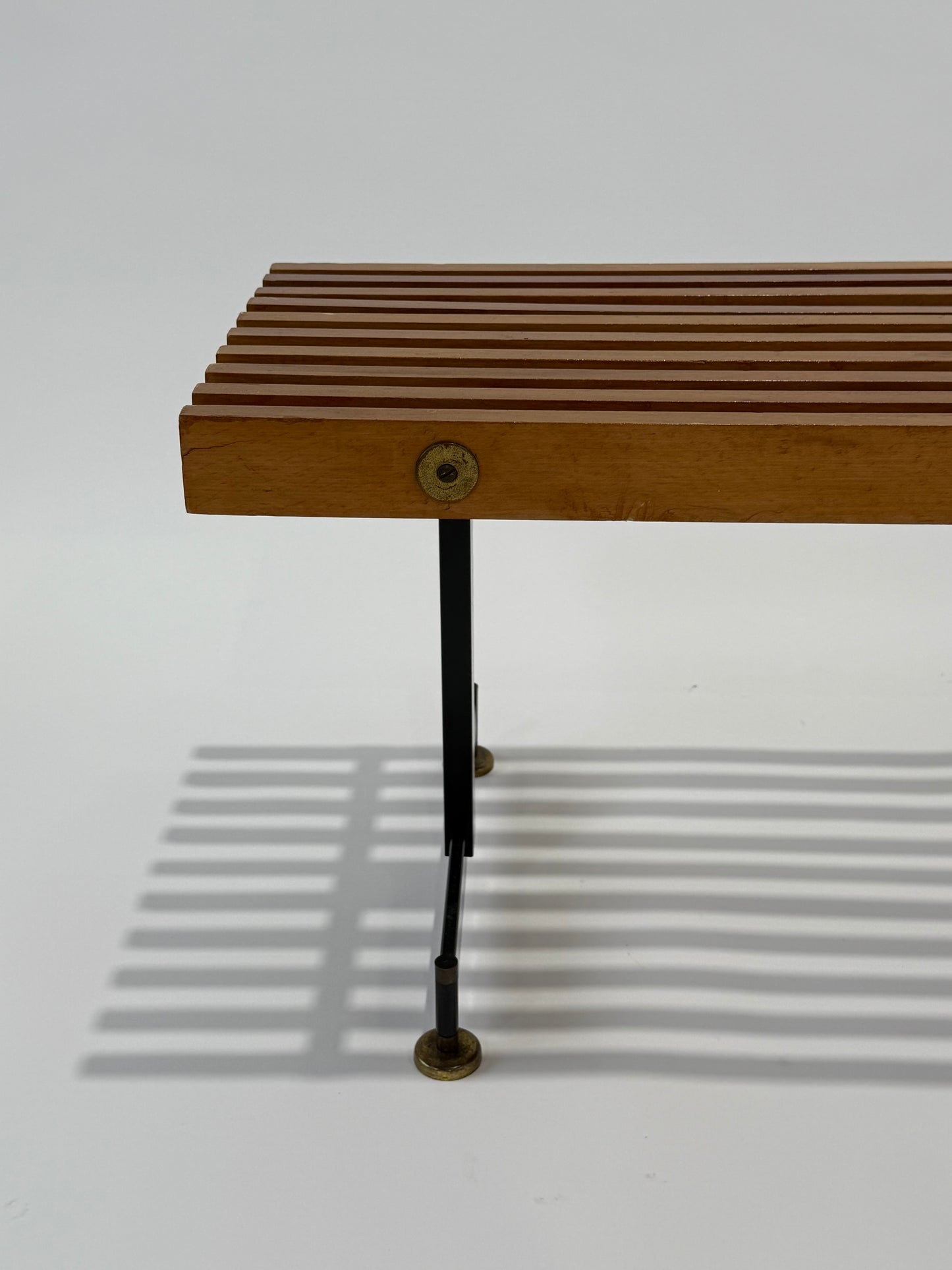 Vintage Italian Teak Bench