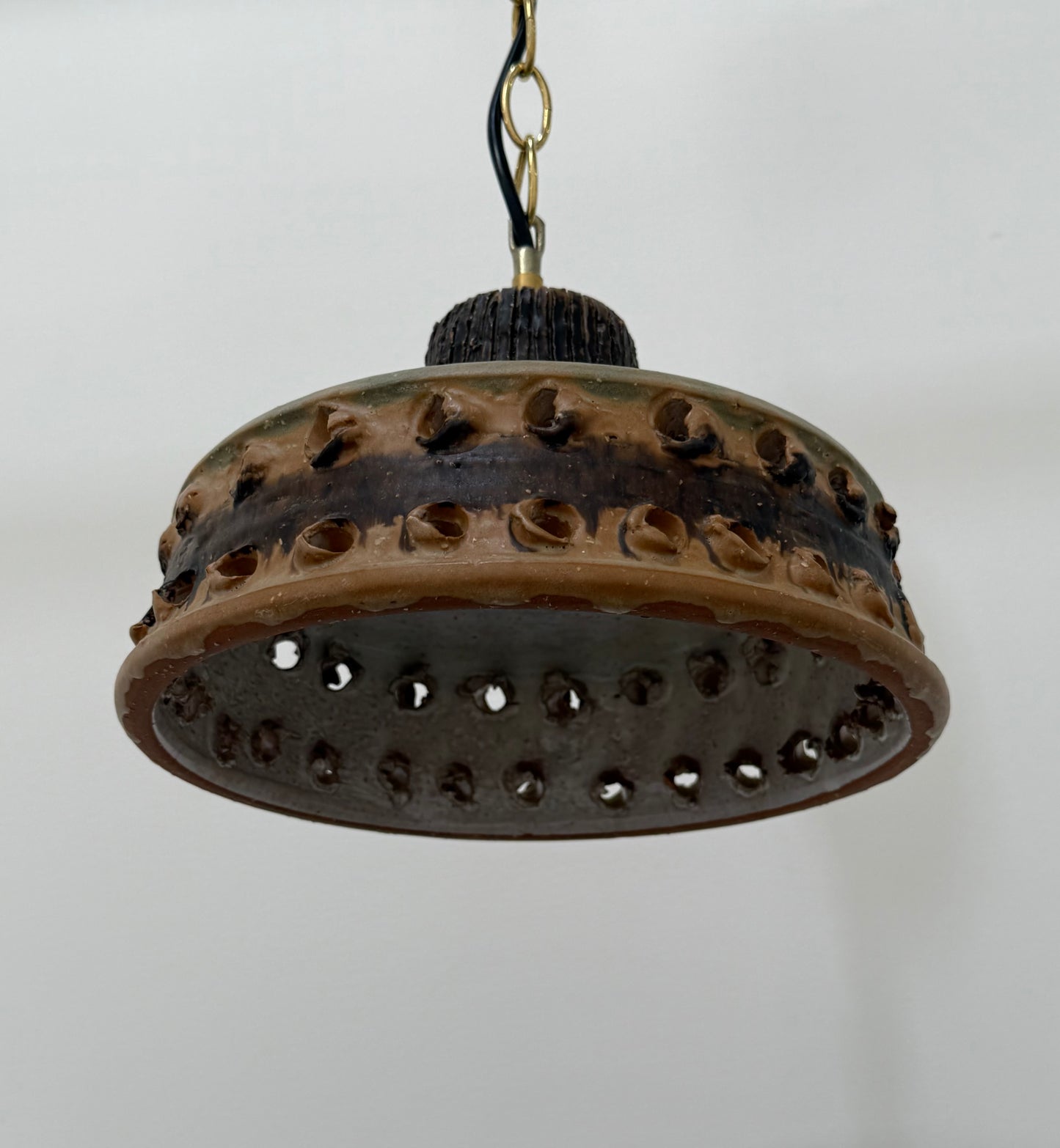 Vintage Danish Ceramic Pendant