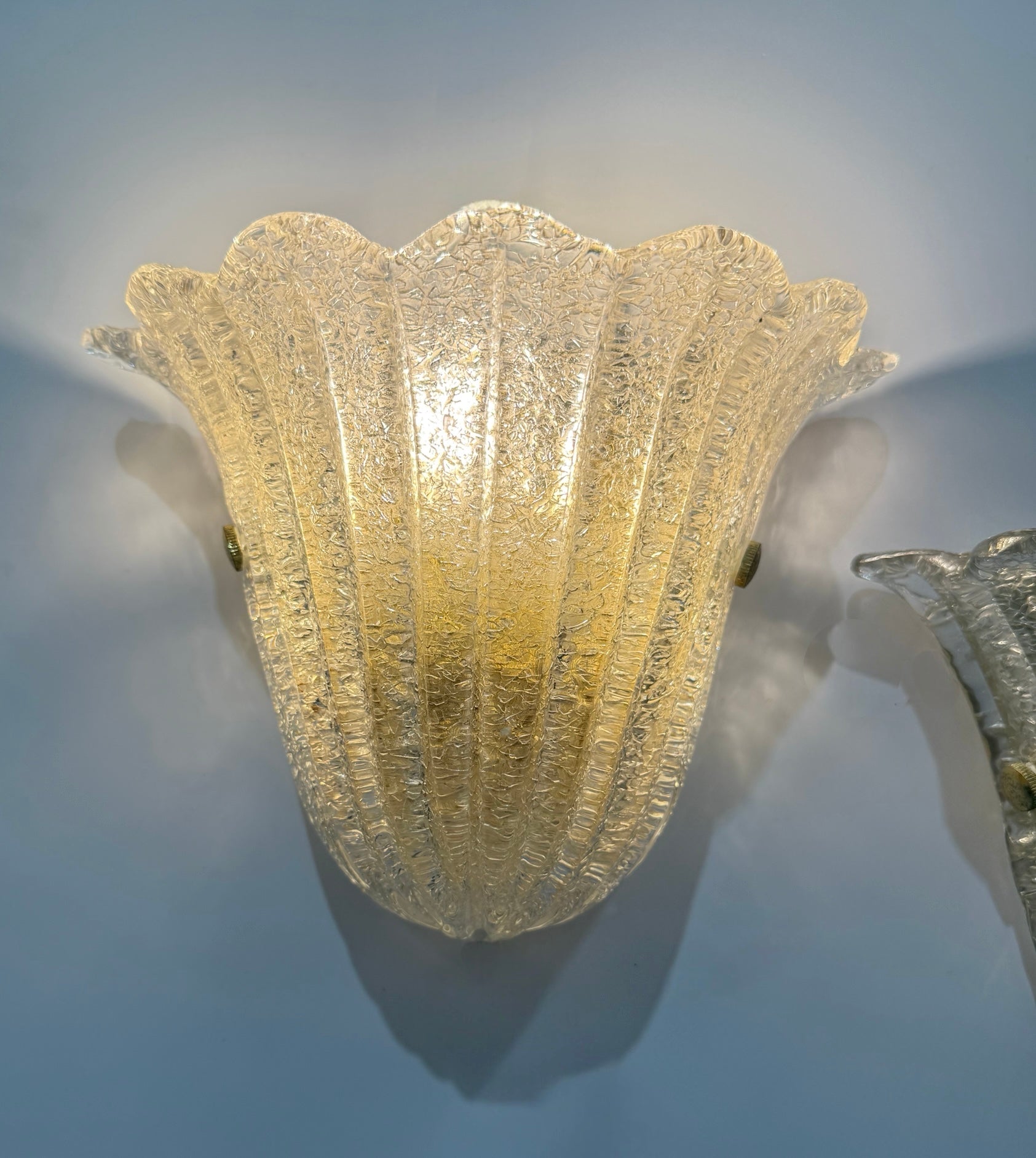 Murano Glass Wall Light - Three Available