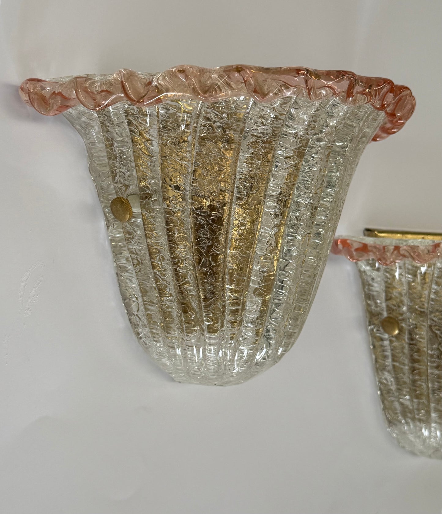 Pair of Vintage Murano Wall Lights