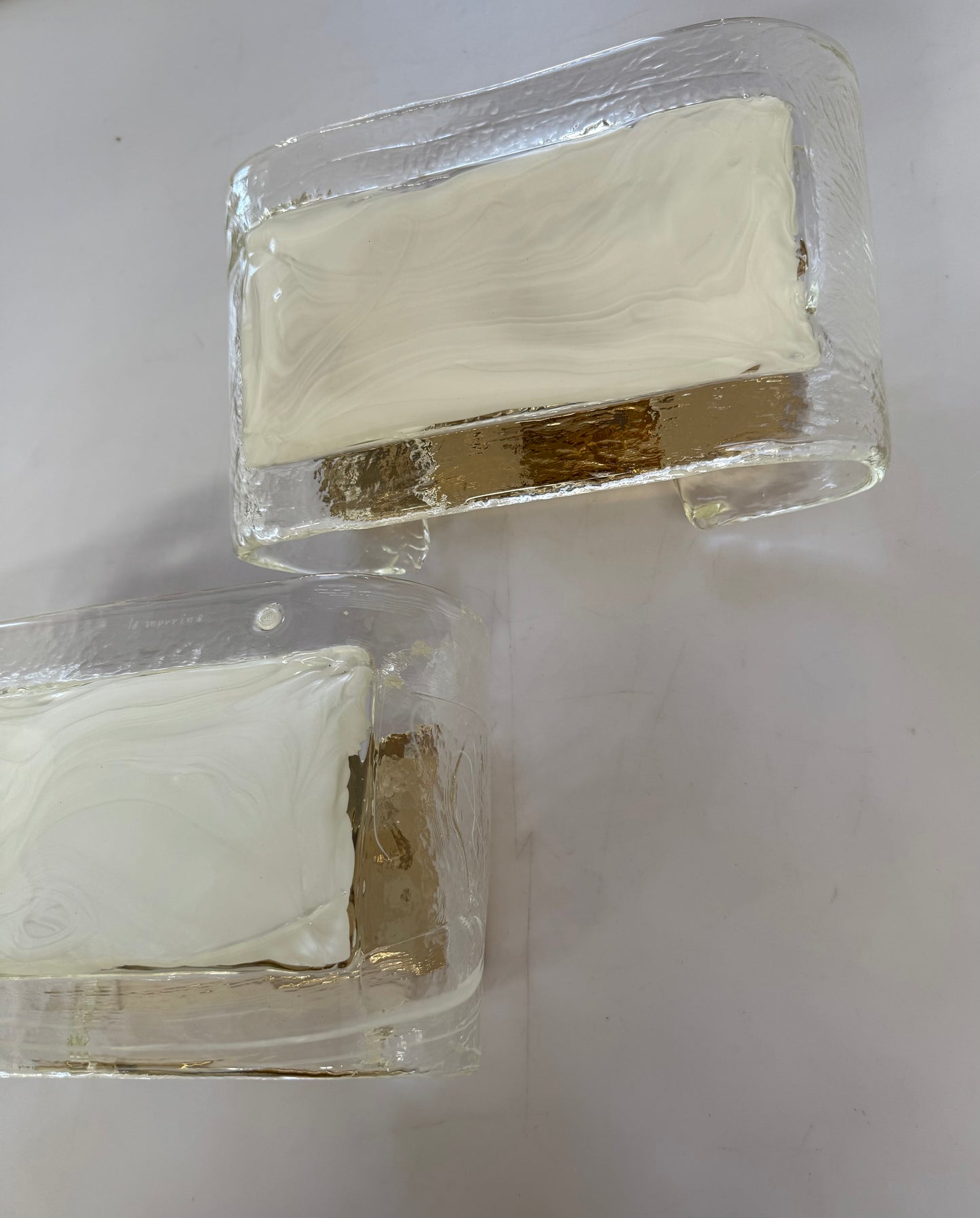 Pair of Murano Wall Lights by La Murrina