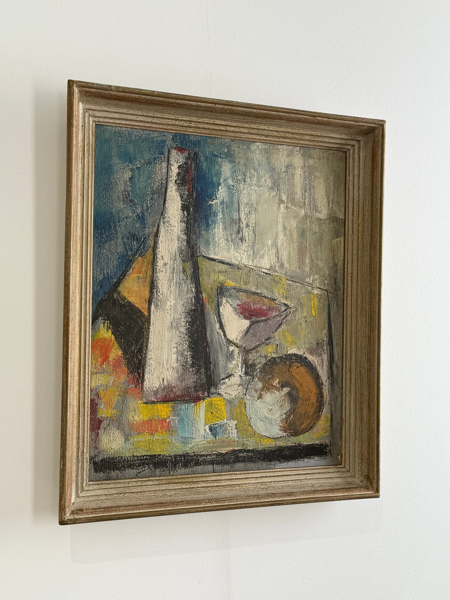 Antique French Cubist Still Life