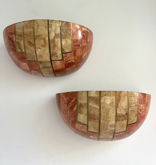Pair of Vintage French Wall Lights by Louis Drimmer
