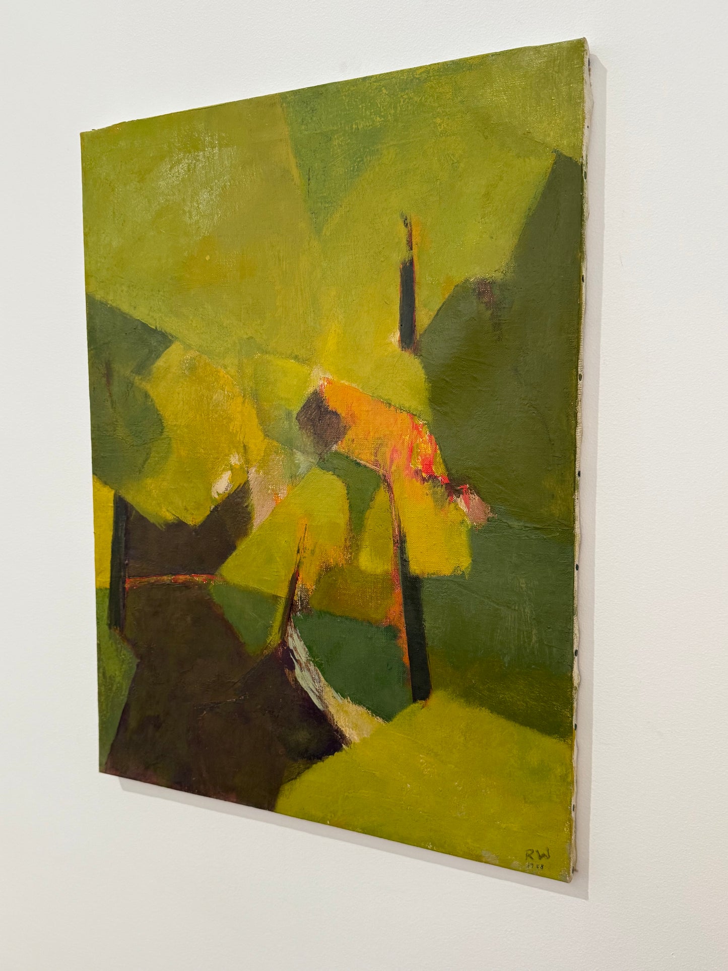 Swedish Oil on Canvas by Rolf Wertheimer, 1958